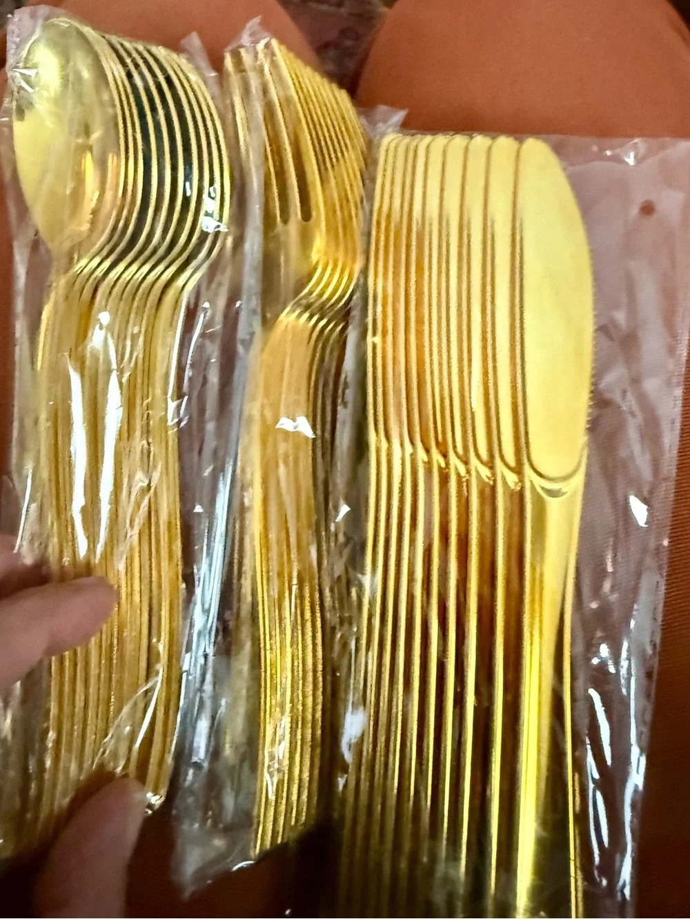 Gold Stainless Steel Flatware Set - Elegant Gold Cutlery